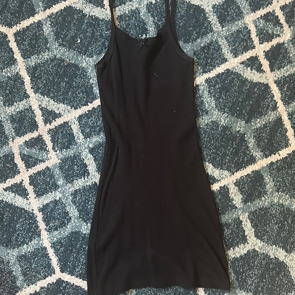 Black brandy Melville Belle dress!! One size super cute and soft!!